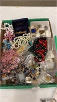 Assortment of jewelry and some jewelry making