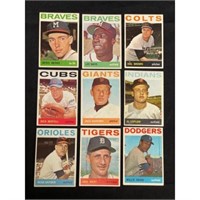 (35) 1964 Topps Baseball Cards