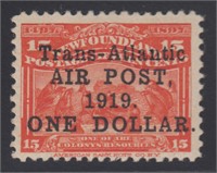 Newfoundland Stamps #C2 Mint LH 1919 Trans-Atlanti