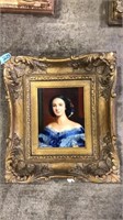 ORNATE GOLD GILT FRAMED VICTORIAN PORTRAIT