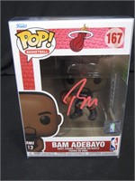 BAM ADEBAYO SIGNED MIAMI HEAT FUNKO COA