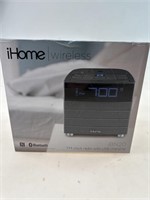 IHome Wireless Bluetooth AM FM Clock Radio