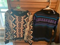 2 Medium knitted sweaters