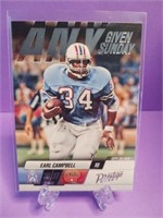 OF)   Sportscard Earl Campbell