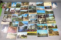 44 mixed United States postcards