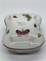 Vintage Porcelain Butterfly Ardalt Lidded Box