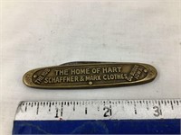 Rare Hart Schaffner & Marx Clothes, Dubuque Iowa