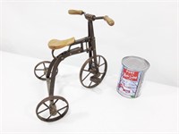Tricycle miniature décoratif