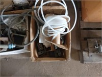 Pallet of electrical, hoses, engine parts and