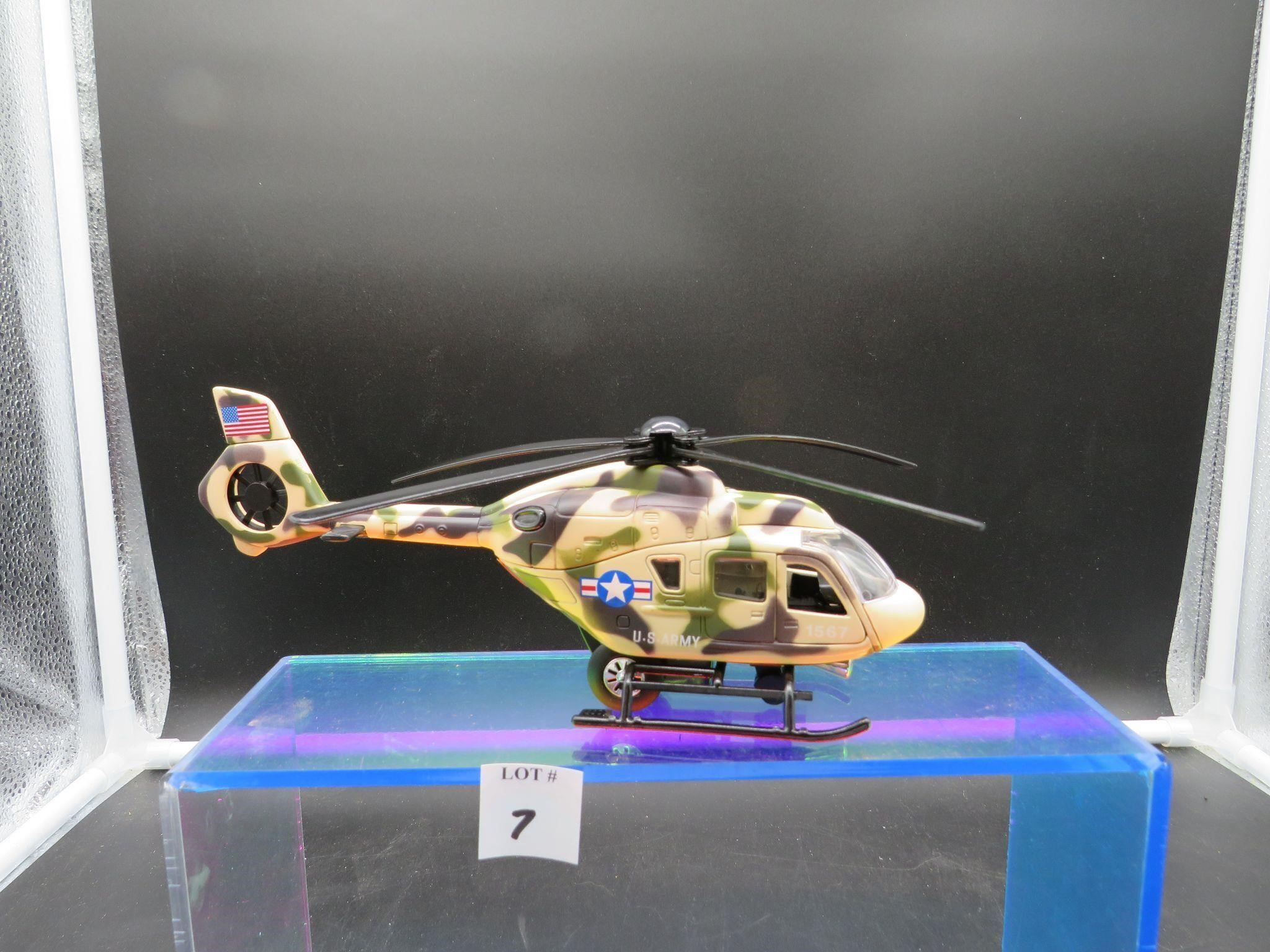 Diecast US Army Helicopter