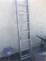 Aluminum extension ladder, #158