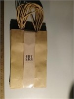 8 ct Gift Bags- Brown Paper Color-5.25" x 8.5" x