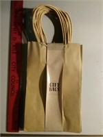8 Count Gift Bags 5.25" x 8.5" x 3"- Brown