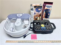 Foot Spa Lot with Massager & More