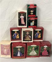 10 Hallmark Ornaments in Box