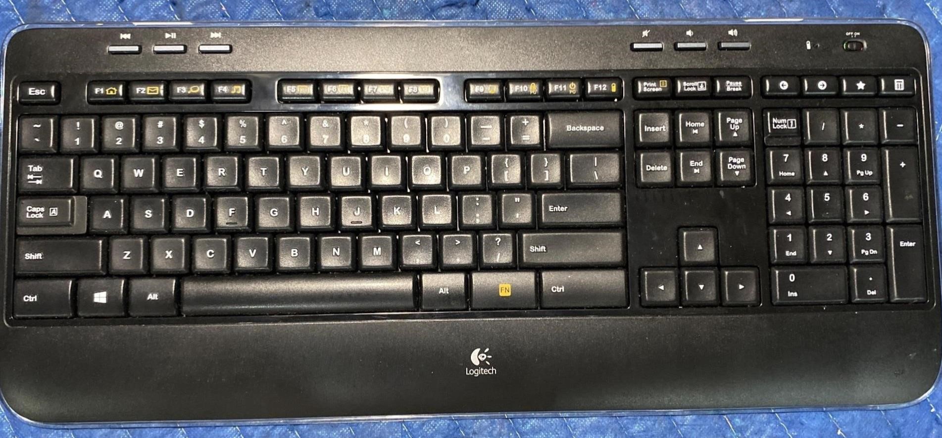 Logitech Cordless Keyboard Advanced MK540