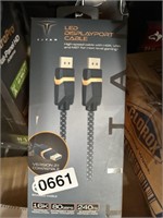 TITAN LED DISPLAYPORT CABLE RETAIL $40