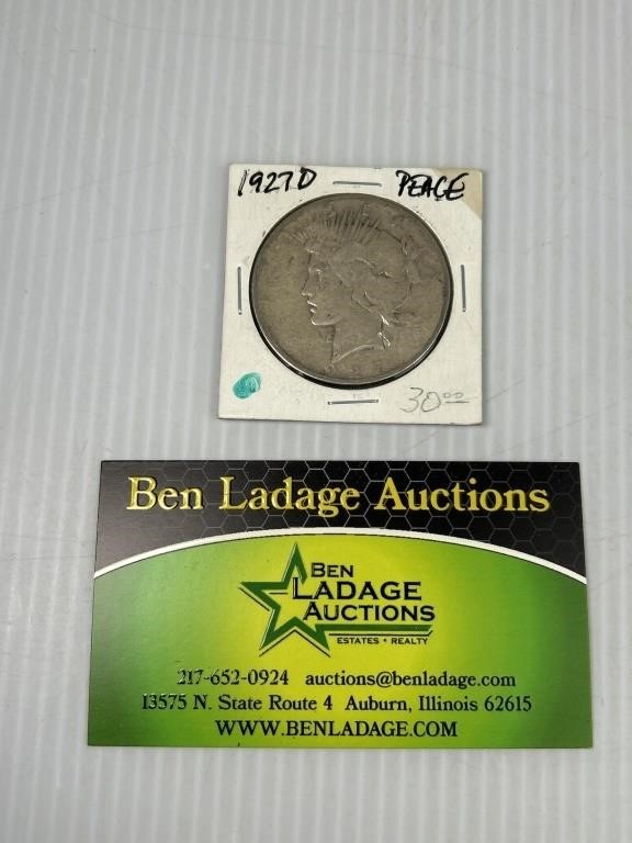 Silver coin & Paper Currency Online Auction