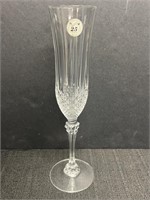 Cristal D Arques Longchamp flute glass.   25th