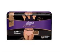 Adult Underwear  Rosy  Size S/M  20 Count