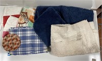 Lot of Linens and Bathroom Mats