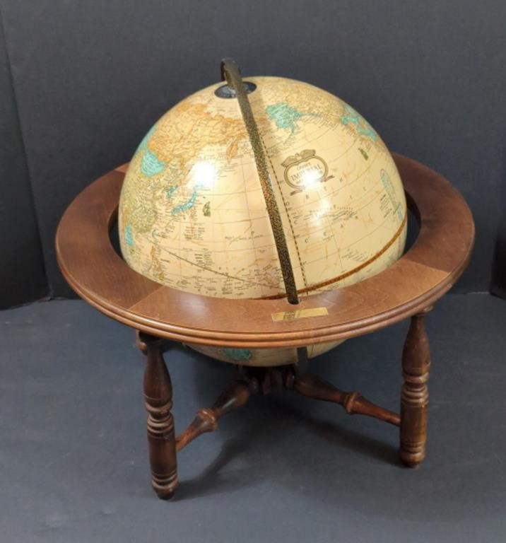 1970's Crams Imperial World Globe 12” Diameter