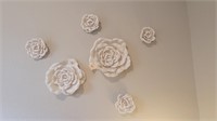 6PC WALL FLOWERS