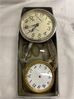 Two clocks or watches