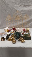 Christmas ornamants, muscial bells & more