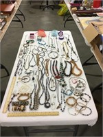 Jewelry lot w/ necklaces & bracelets