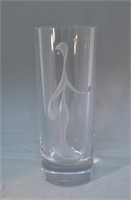 French Serres Crystal Vase