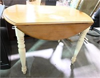 Contemporary drop leaf breakfast table 44”