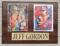 Jeff Gordon Plaque w/ (2) Cards