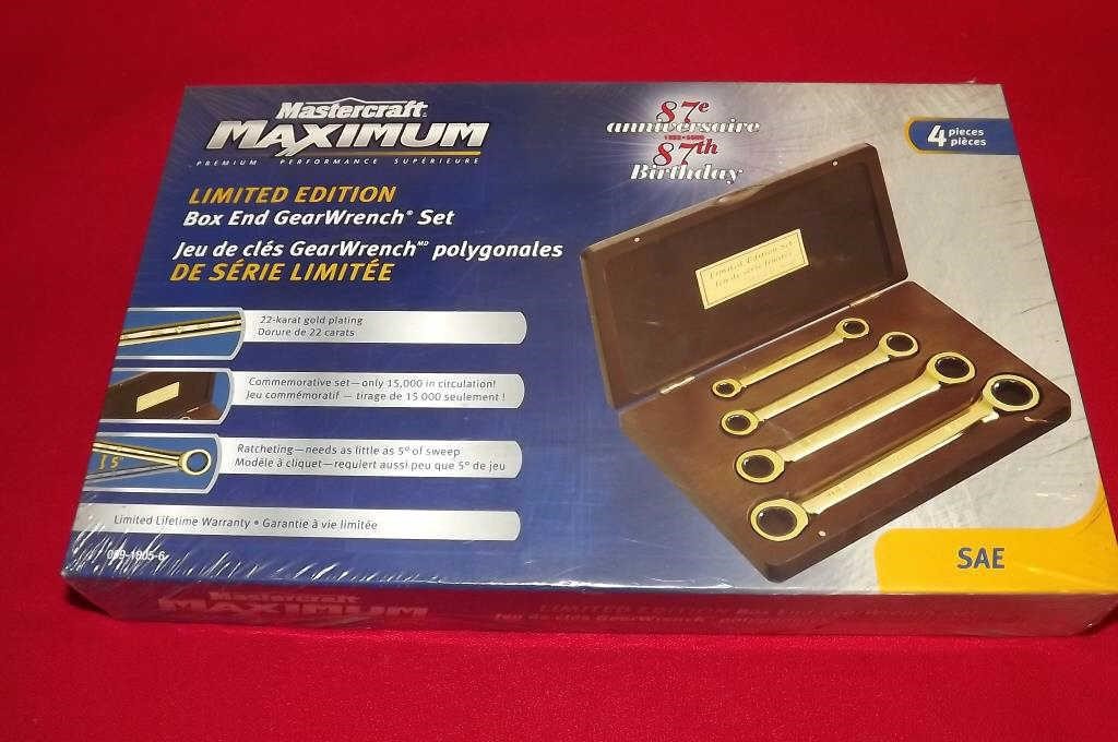 AS NEW MASTERCRAFT LTD. EDITION WRENCH SET