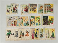 ASSORTED LOT OF 1950'S COMIC FIGURETTE CARDS