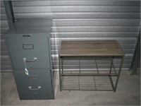 File Cabinet + Shelf