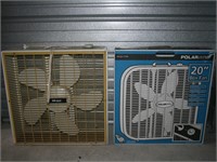 2 box fans