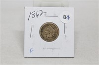 1862CN Indian Head Cent
