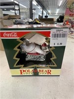 Coca cola polar bear collection ornament