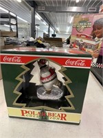Coca cola polar bear collection ornament