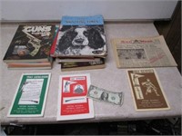 Lot of Vintage Gun & Hunting Books & Literature -