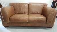 GAMMA ARREDAMENTI INTL LEATHER LOVESEAT