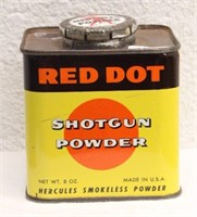 RED DOT SHOTGUN POWDER TIN