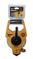 New Johnson 100ft Geared Measure Tape