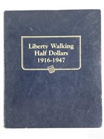 Empty Walking Liberty Half Whitman Classic Album