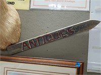 Antiques sign