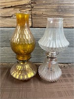 Pair Of Kerosene Oil Lamps