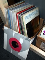 Approx 79  Assorted  L P Record Albums Box Lot