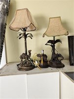 Lot of Animal Lamps