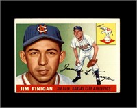 1955 Topps #14 Jim Finigan EX to EX-MT+